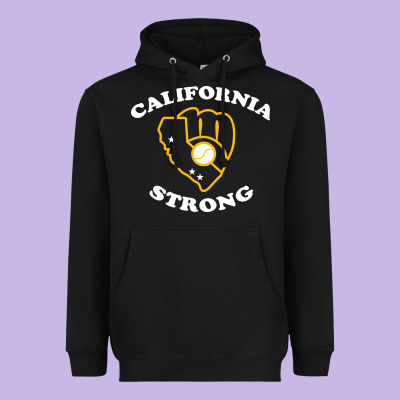 California Strong Heavyweight Hoodie Designed By Artisfamous