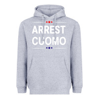 Heather Grey anti cuomo political Heavyweight Hoodie - artisFamous