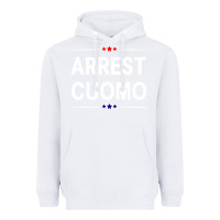 White anti cuomo political Heavyweight Hoodie - artisFamous