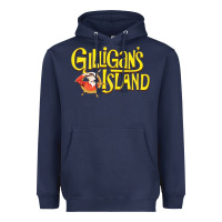 Navy gilligan island film Heavyweight Hoodie - artisFamous