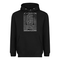 Black Joy Division Classic Heavyweight Hoodie - artisFamous