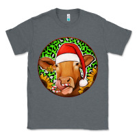 Charcoal Heather christmas circle earrings Classic Tee - Jasminsmagicworld