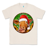 Natural christmas circle earrings Classic Tee - Jasminsmagicworld