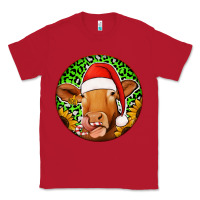 Red christmas circle earrings Classic Tee - Jasminsmagicworld