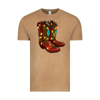 Vintage Camel cowboy boots christmas Vintage Tee - RanaPortraitStore