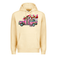 Pina Colada farm animals valentine truck Premium Hoodie - RacoonDesign