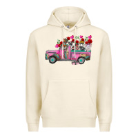 Tofu farm animals valentine truck Premium Hoodie - RacoonDesign