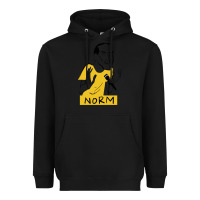Black norm macdonald cartoon Heavyweight Hoodie - artisFamous
