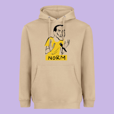 Norm Macdonald Cartoon Heavyweight Hoodie Designed By Artisfamous