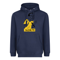Navy norm macdonald cartoon Heavyweight Hoodie - artisFamous
