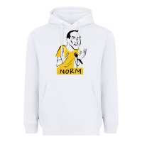White norm macdonald cartoon Heavyweight Hoodie - artisFamous