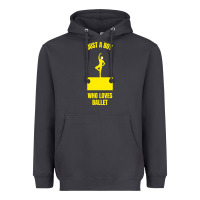 Smoke just a boy who loves ballet Heavyweight Hoodie - artisFamous