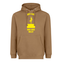 Toasted Coconut just a boy who loves ballet Heavyweight Hoodie - artisFamous