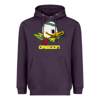 Plum throwback oregon Heavyweight Hoodie - artisFamous