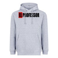 Heather Grey professor money el profesor Heavyweight Hoodie - artisFamous
