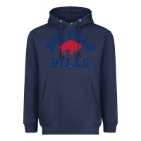 Navy vintage distressed bills Heavyweight Hoodie - artisFamous