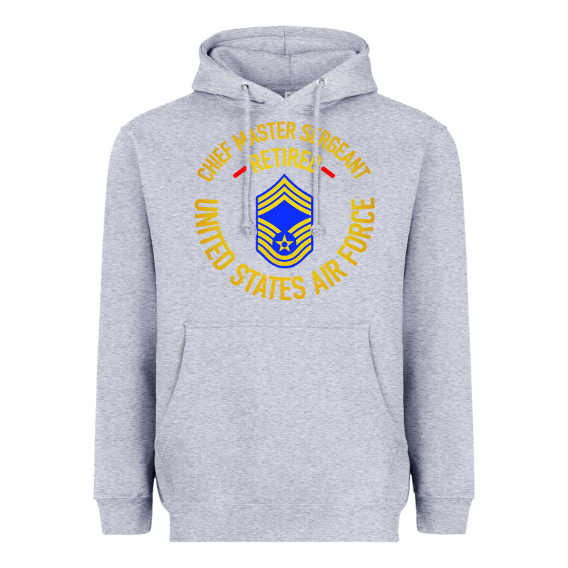 Chief Master Sergeant Retired Heavyweight Hoodie by artisFamous | Teevron