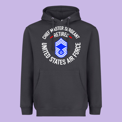 Chief Master Sergeant Retired Heavyweight Hoodie Designed By Artisfamous