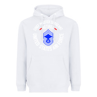 White chief master sergeant retired Heavyweight Hoodie - artisFamous