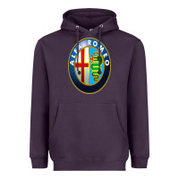 Plum alfa racing big merch Heavyweight Hoodie - artisFamous