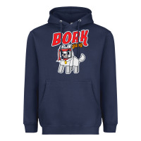 Navy bork  gang Heavyweight Hoodie - artisFamous