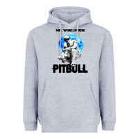 Heather Grey merch mr worldwide pit bull Heavyweight Hoodie - artisFamous