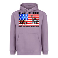 Lavender no man left behind means something to the rest of us Heavyweight Hoodie - artisFamous