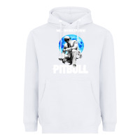 White merch mr worldwide pit bull Heavyweight Hoodie - artisFamous