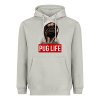 Moon Dust pug life Heavyweight Hoodie - artisFamous