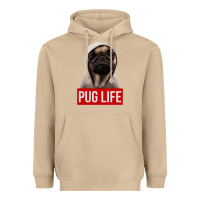Mushroom pug life Heavyweight Hoodie - artisFamous
