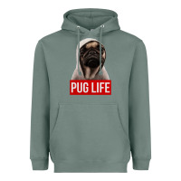 Sage pug life Heavyweight Hoodie - artisFamous