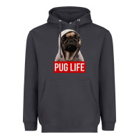Smoke pug life Heavyweight Hoodie - artisFamous