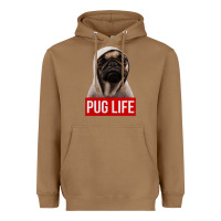 Toasted Coconut pug life Heavyweight Hoodie - artisFamous