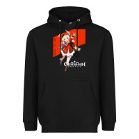 Black Genshin Impact Klee Heavyweight Hoodie - artisFamous