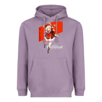 Lavender Genshin Impact Klee Heavyweight Hoodie - artisFamous