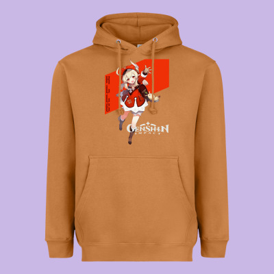 Genshin Impact Klee Heavyweight Hoodie Designed By Artisfamous