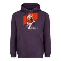 Plum Genshin Impact Klee Heavyweight Hoodie - artisFamous