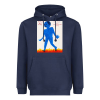 Navy walk davids on fire Heavyweight Hoodie - artisFamous