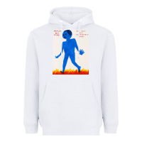 White walk davids on fire Heavyweight Hoodie - artisFamous