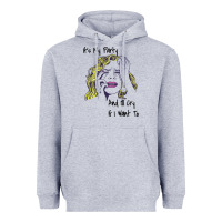 Heather Grey It's My Party And I'll Cry If I Want To happy christmas Heavyweight Hoodie - artisFamous