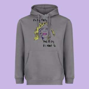 It's My Party And I'll Cry If I Want To Happy Christmas Heavyweight Hoodie Designed By Artisfamous