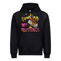 Black counting my blessings afro hands Urban Hoodie - RanaPortraitStore