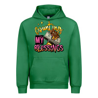 Emerald counting my blessings afro hands Urban Hoodie - RanaPortraitStore
