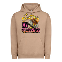 Pigment Burro counting my blessings afro hands Urban Hoodie - RanaPortraitStore