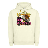 Pigment Pistachio counting my blessings afro hands Urban Hoodie - RanaPortraitStore