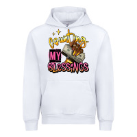 White counting my blessings afro hands Urban Hoodie - RanaPortraitStore