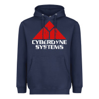 Navy cyber dyne systems Heavyweight Hoodie - artisFamous
