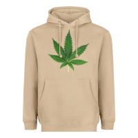 Mushroom Weed leaf Heavyweight Hoodie - artisFamous