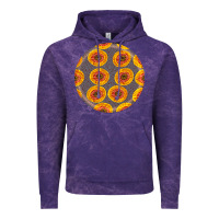 Cloud Purple african fabric pattern round earrings 4 Vintage Hoodie - BundleAndBundleShop