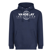 Navy vandelay industries Heavyweight Hoodie - artisFamous